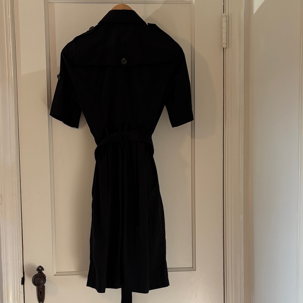 Burberry Brit Black Trench Double-Breasted Mini Dress size US 4 - Picture 5 of 14